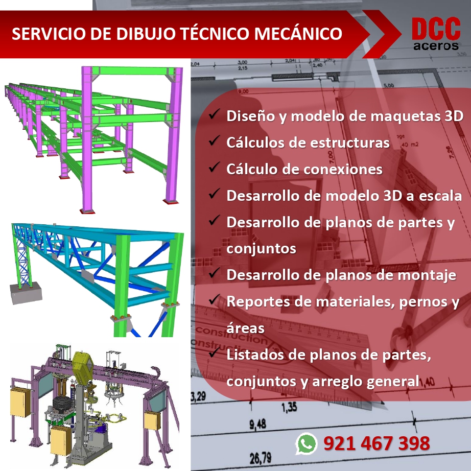 SERVICIO DE DIBUJO TÉCNICO MODELADO PLANOS